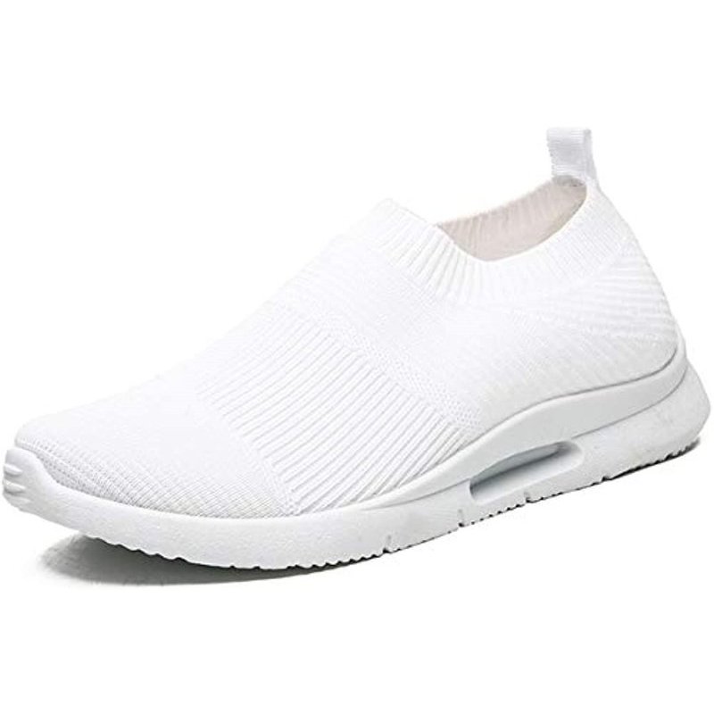 Damyuan Mens Lightweight Athletic Running Walking Gym Shoes Casual Sports Shoes Fashion Sneakers Walking Shoes White2